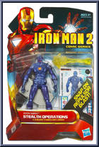 Iron Man (Stealth Operations) from Iron Man 2 - 2010 Movie - Comic Series manufactured by Hasbro [Front]