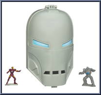 Iron Monger from Iron Man 2 - 2010 Movie - Micro Heads Mini Playsets manufactured by Hasbro [Loose]