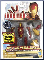 Iron Man (Crosscut) from Iron Man 3 - Movie - Assemblers manufactured by Hasbro [Front]