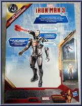 War Machine (Arc Strike) from Iron Man 3 - Movie - Large Scale manufactured by Hasbro [Back]