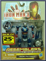 Iron Patriot from Iron Man 3 - Movie - Assemblers manufactured by Hasbro [Front]