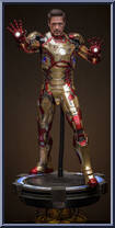 Iron Man Mark XLII 2.0 from Iron Man - Basic Series manufactured by Hot Toys [Loose]