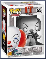 Pennywise (Black & White) from IT - Pop! Vinyl Figures manufactured by Funko [Front]