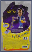 Nick Dean (Skateboard) from Jimmy Neutron - Basic Series manufactured by Mattel [Back]