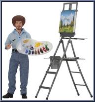 Bob Ross Action Figure