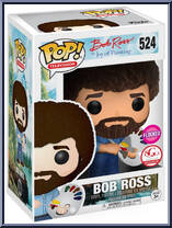 Bob Ross (Flocked) from Joy of Painting - Pop! Vinyl Figures manufactured by Funko [Front]