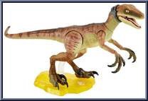 Velociraptor Echo from Jurassic Park - Amber Collection - Dinos manufactured by Mattel [Loose]