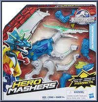 Dilophosaurus from Jurassic World - Hero Mashers manufactured by Hasbro [Front]