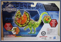 Dilophosaurus from Jurassic World - Hybrid manufactured by Hasbro [Back]