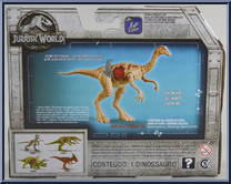 Gallimimus from Jurassic World 2 - Battle Damage manufactured by Mattel [Back]