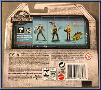 Owen & Baby "Blue" from Jurassic World 2 - Humans manufactured by Mattel [Back]