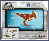 Stygimoloch "Stiggy" from Jurassic World 2 - Battle Damage manufactured by Mattel [Back]