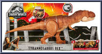 Tyrannosaurus Rex (Thrash 'N Throw) from Jurassic World 2 - Dinosaurs manufactured by Mattel [Front]