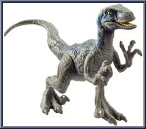 Velociraptor "Blue" from Jurassic World 2 - Attack Packs manufactured by Mattel [Loose]