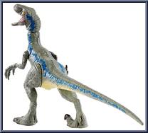 Velociraptor "Blue" from Jurassic World 2 - Battle Damage manufactured by Mattel [Loose]