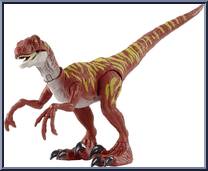 Velociraptor (Red) from Jurassic World - Camp Cretaceous - Savage Strike manufactured by Mattel [Loose]