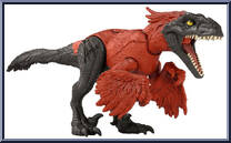 Pyroraptor from Jurassic World - Chaos Theory - Strike Attack manufactured by Mattel [Loose]