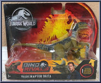 Velociraptor Delta from Jurassic World - Dino Rivals - Attack Pack manufactured by Mattel [Front]