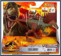 Coelurus from Jurassic World - Dominion - Extreme Damage manufactured by Mattel [Front]