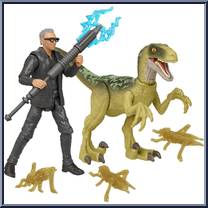 Dr. Ian Malcolm & Velociraptor Action Figure