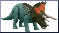 Triceratops (Green / Orange Head) Action Figure