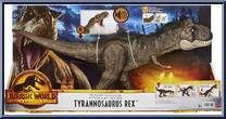 Tyrannosaurus Rex from Jurassic World - Dominion - Thrash 'n Devour manufactured by Mattel [Front]