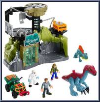Dinosaur Lab Playset With Owen Maisie & Dr. Grant Action Figure