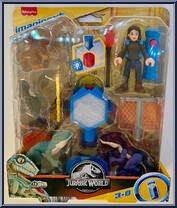 Evo-Scanner Multi-Pack Light-Up Dinosaur Playset from Jurassic World - Imaginext - Basic Series manufactured by Fisher-Price [Front]