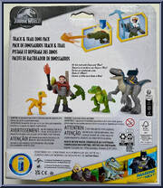 Owen Grady & Blue, Track & Trail Dino Pack from Jurassic World - Imaginext - Basic Series manufactured by Fisher-Price [Back]