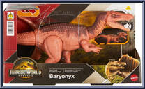 Baryonyx from Jurassic World - Rebirth - Wild Roar manufactured by Mattel [Front]