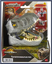 Tyrannosaurus Rex from Jurassic World - Rebirth - Micro Adventures manufactured by Mattel [Front]