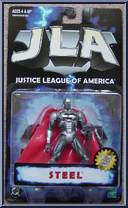 Steel from Justice League America (JLA) - Basic Series manufactured by Kenner [Front]