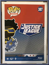 Static Shock from Justice League - Pop! Vinyl Figures manufactured by Funko [Back]