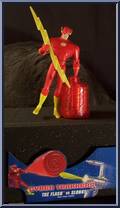 Flash vs. Slobot from Justice League - Cyber Trakkers manufactured by Mattel [Loose]