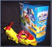 Flash (Motorcycle) from Justice League - Mission Vision - Motorcycles manufactured by Mattel [Loose]