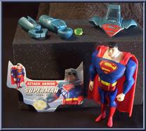 Superman from Justice League - Attack Armor manufactured by Mattel [Loose]