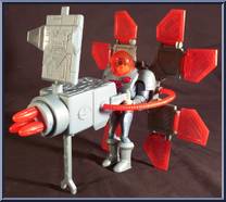 Superman (Solar Cannon) from Justice League - Mission Vision - Deluxe Figures manufactured by Mattel [Loose]