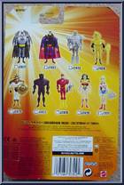 Steel from Justice League Unlimited - DC Super Heroes - Orange Cards manufactured by Mattel [Back]