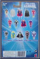 Atom from Justice League Unlimited - Blue Cards manufactured by Mattel [Back]