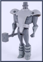 Steel from Justice League Unlimited - DC Super Heroes - Orange Cards manufactured by Mattel [Loose]