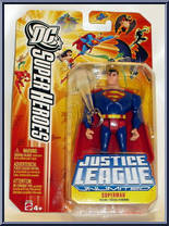 Superman (Ice Breath) from Justice League Unlimited - DC Super Heroes - Orange Cards manufactured by Mattel [Front]