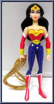 Wonder Woman (Lasso) from Justice League Unlimited - DC Super Heroes - Purple Cards manufactured by Mattel [Loose]