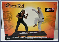 All Valley Karate Championship Daniel vs Johnny from Karate Kid - Statues manufactured by Icon Heroes [Front]