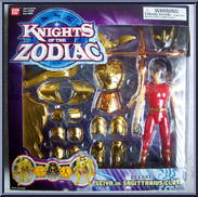 Seiya (in Sagittarius Cloth) from Knights of the Zodiac - Deluxe Figures manufactured by Bandai [Front]