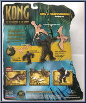 Kong vs Terapusmordax from Kong - 8th Wonder of the World - Minis manufactured by Playmates [Back]