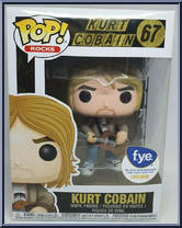 Kurt Cobain (Brown Guitar) from Kurt Cobain - Pop! Vinyl Figures manufactured by Funko [Front]