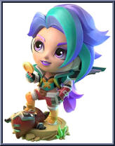 Arcade Kai'sa from League of Legends - Series 3 manufactured by Riot Games [Loose]