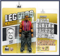 Savio Vega from Legends of Professional Wrestling - Yellow Cards manufactured by Figures Toy Company [Front]