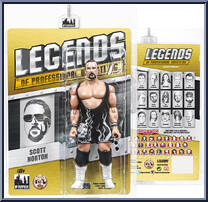 Scott Norton from Legends of Professional Wrestling - Yellow Cards manufactured by Figures Toy Company [Front]