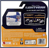 XL-15 & Buzz Lightyear from Lightyear - Hyperspeed manufactured by Mattel [Back]
